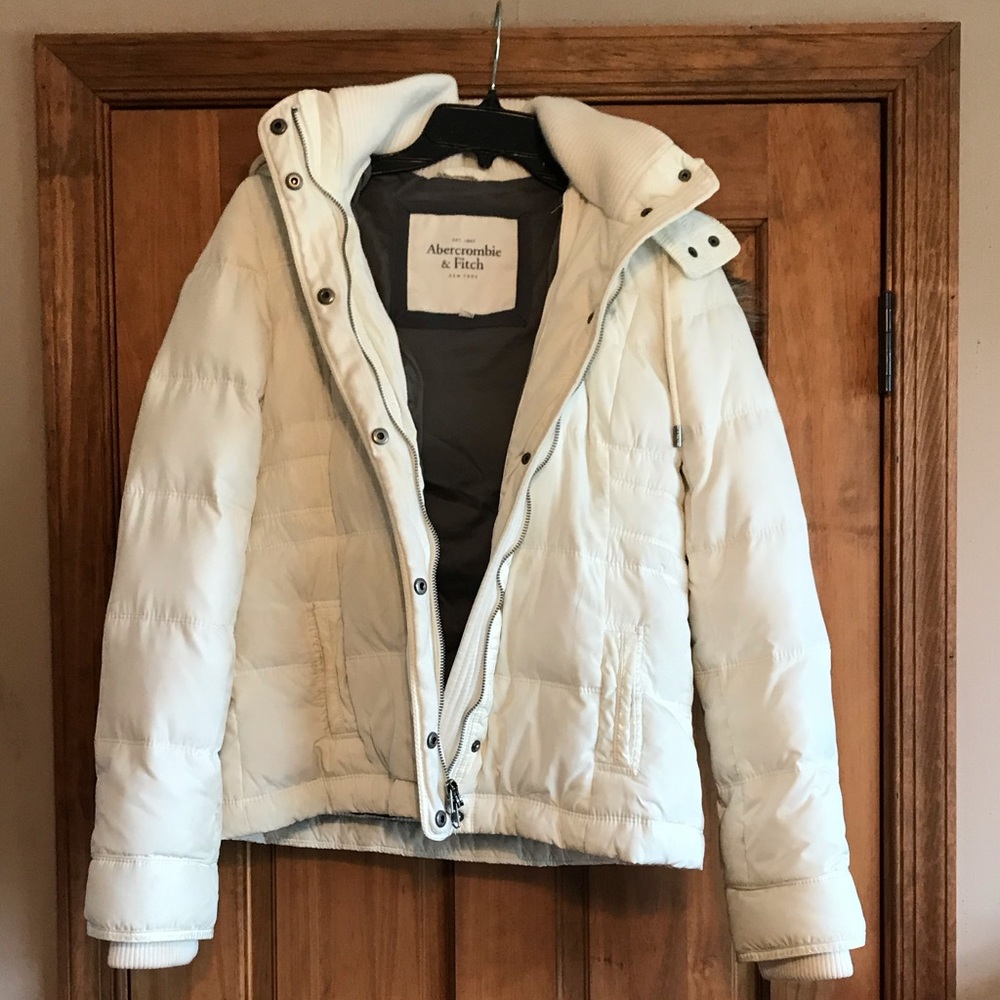 Winter duck feather coat